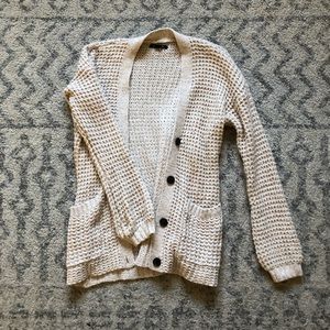 Medium loose knit cozy cardigan